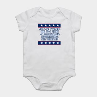 She Persisted Baby Bodysuit